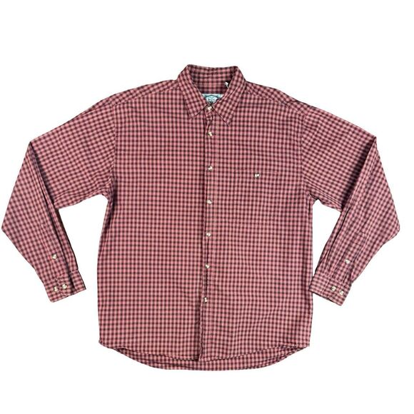 Source Unknown Other - Men's Micro Check Button-Down 100% Cotton Long Sleeve Shirt